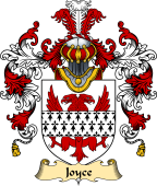 Irish Family Coat of Arms (v.25a) Joyce