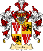 Irish Family Coat of Arms (v.25a) Blunden