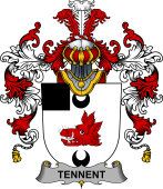 Irish Family Coat of Arms (v.25b) Tennent