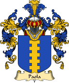 Italian Family Coat of Arms (v.25a) Paola