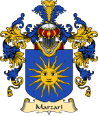 Italian Family Coat of Arms (v.25a) Marzari