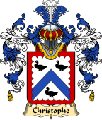 French Family Coat of Arms (v.25) Christophe