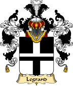 French Family Coat of Arms (v.25) Grand (le) II
