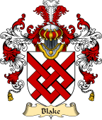 Irish Family Coat of Arms (v.25a) Blake