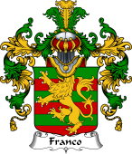 Italian Family Coat of Arms (v.25b) Franco