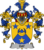 Irish Family Coat of Arms (v.25b) Day
