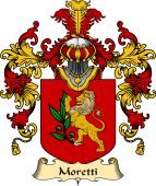 Italian Family Coat of Arms (v.25a) Moretti