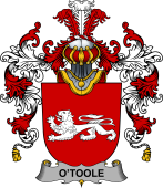 Irish Family Coat of Arms (v.25b) Toole or O'Toole