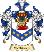 Italian Family Coat of Arms (v.25a) Vecchiarelli