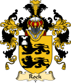 Irish Family Coat of Arms (v.25a) Rock