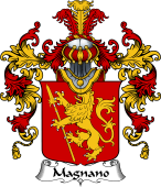 Italian Family Coat of Arms (v.25b) Magnano