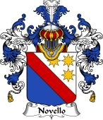 Italian Family Coat of Arms (v.25b) Novello