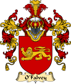 Irish Family Coat of Arms (v.25a) O'Falvey