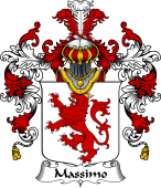 Italian Family Coat of Arms (v.25b) Massimo