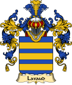 French Family Coat of Arms (v.25) Lavaud