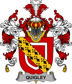 Irish Family Coat of Arms (v.25b) Quigley or O'Quigley