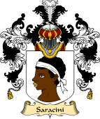 Italian Family Coat of Arms (v.25a) Saracini