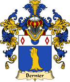 French Family Coat of Arms (v.25) Bernier