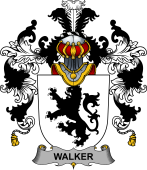 Irish Family Coat of Arms (v.25b) Walker