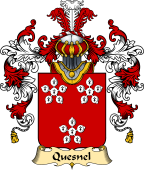 French Family Coat of Arms (v.25) Quesnel