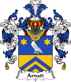 Italian Family Coat of Arms (v.25b) Amati