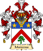 French Family Coat of Arms (v.25) Manceau
