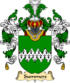 English Family Coat of Arms (v.25) Somers or Summers