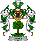 Irish Family Coat of Arms (v.25b) Quirke or O'Quirke
