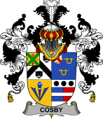 Irish Family Coat of Arms (v.25b) Cosby (Lord Sydney)