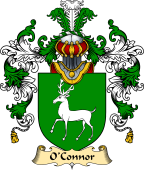 Irish Family Coat of Arms (v.25a) O'Connor (Corcomroe)