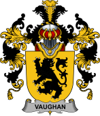 Irish Family Coat of Arms (v.25b) Vaughan