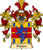 French Family Coat of Arms (v.25) Pichon