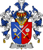 Irish Family Coat of Arms (v.25b) Trant or Trent
