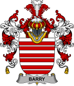 Irish Family Coat of Arms (v.25b) Barry