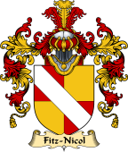 Irish Family Coat of Arms (v.25a) Fitz-Nicol