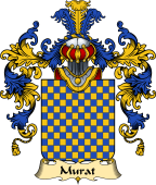 French Family Coat of Arms (v.25) Murat