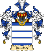 French Family Coat of Arms (v.25) Boniface