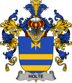 Irish Family Coat of Arms (v.25b) Holte or Holt