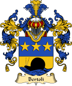 Italian Family Coat of Arms (v.25a) Bertoli
