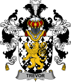 Irish Family Coat of Arms (v.25b) Trevor