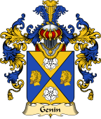 French Family Coat of Arms (v.25) Genin