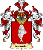 French Family Coat of Arms (v.25) Meunier