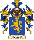 French Family Coat of Arms (v.25) Rousset