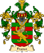 Italian Family Coat of Arms (v.25a) Franco