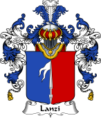 Italian Family Coat of Arms (v.25b) Lanzi