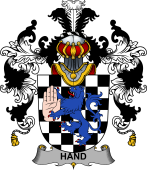 Irish Family Coat of Arms (v.25b) Hand or McClave