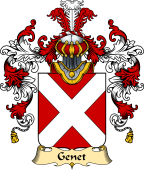 French Family Coat of Arms (v.25) Genet