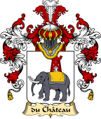 French Family Coat of Arms (v.25) Château (du)