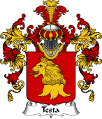 Italian Family Coat of Arms (v.25b) Testa