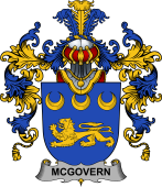 Irish Family Coat of Arms (v.25b) McGovern or McGauran